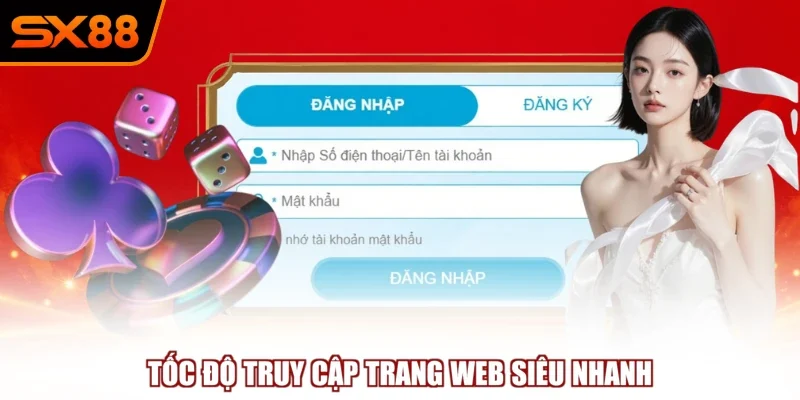 Tốc độ truy cập trang web siêu nhanh